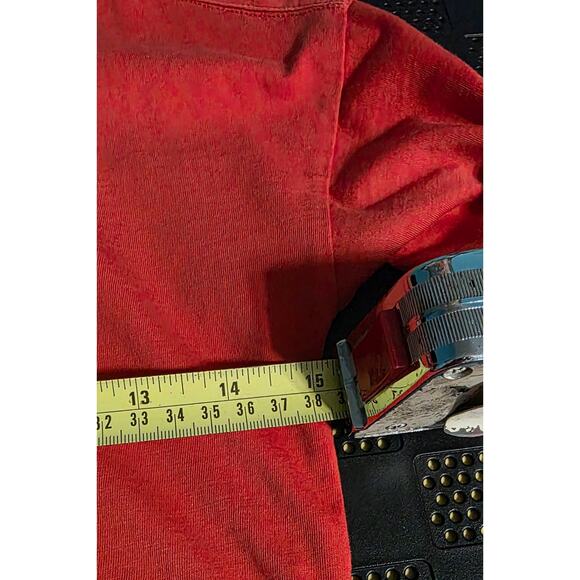 Zara red long-sleeved top Panda Mood Nap All Day Size 9 sleepy cozy shirt - Picture 5 of 6